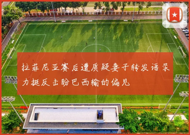 拉菲尼亚赛后遭质疑妻子转发语录力挺反击盼巴西输的偏见
