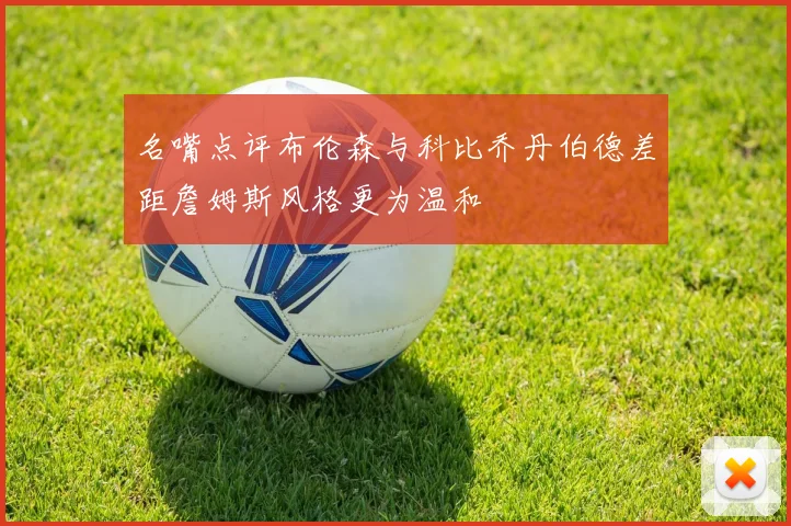 名嘴点评布伦森与科比乔丹伯德差距詹姆斯风格更为温和